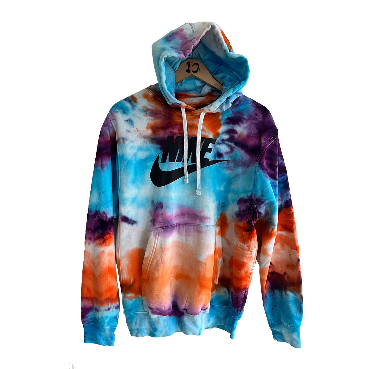 HAND DYED TIE DYE HOODIE SUNSET 🌅