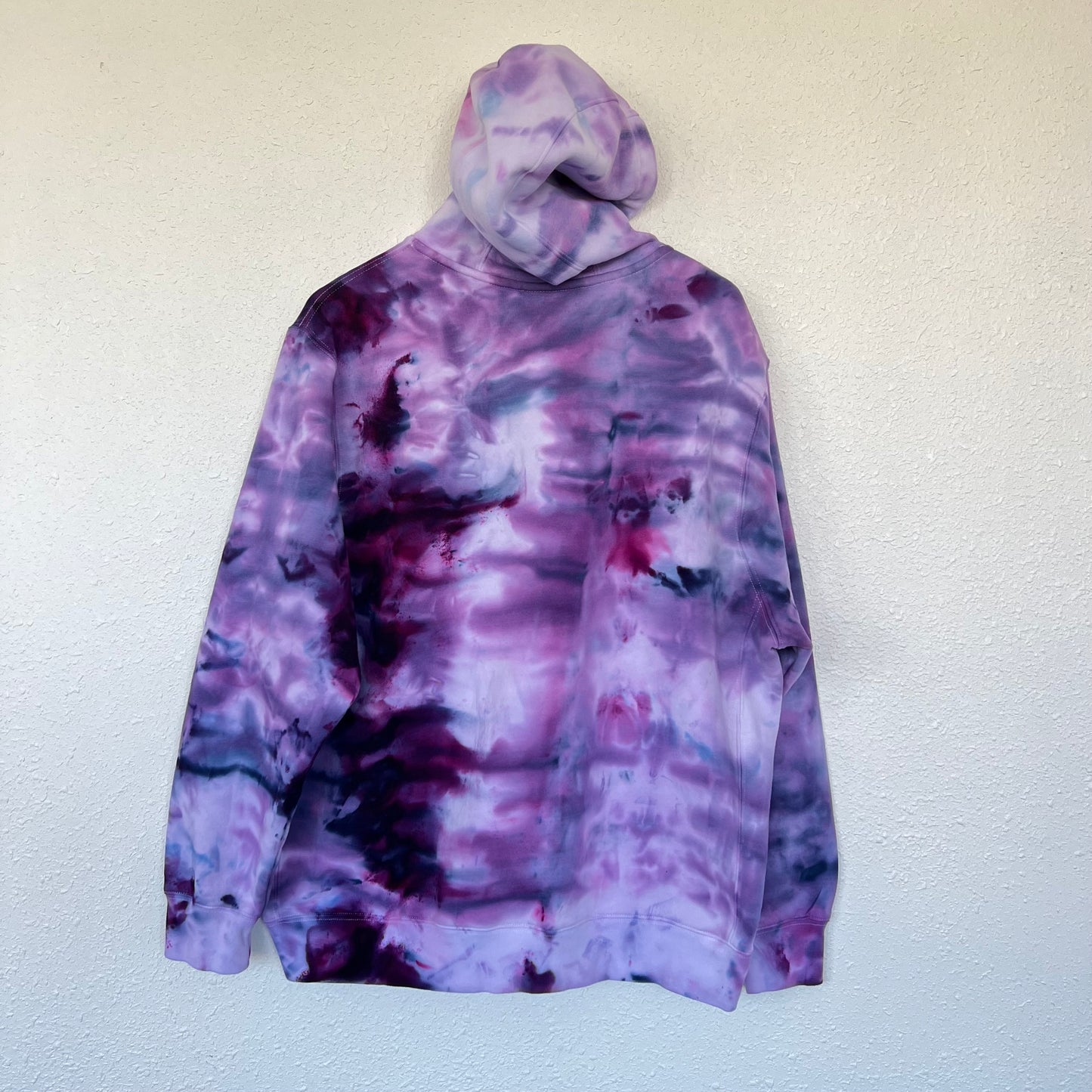 HAND DYED TIE DYE HOODIE | PURPLES