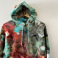 HAND DYED TIE DYE NIKE HOODIE | FALL COLORS | SIZE M